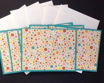 poka dot cards