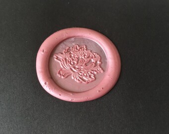 Peonie flower Wax Seal Stamp