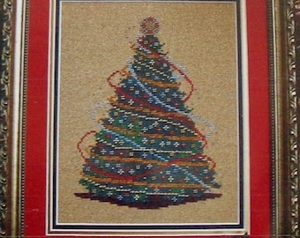 Cross Stitch Pattern | JOYOUS TIMES | Christmas Tree | Turquoise Graphics & Designs | Counted Cross Stitch Pattern | Chart