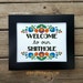Welcome To Our Shithole, Snarky Cross Stitch Pattern, Modern Cross Stitch, Polish Cross Stitch, Funny Embroidery, Cross Stitch Pattern PDF