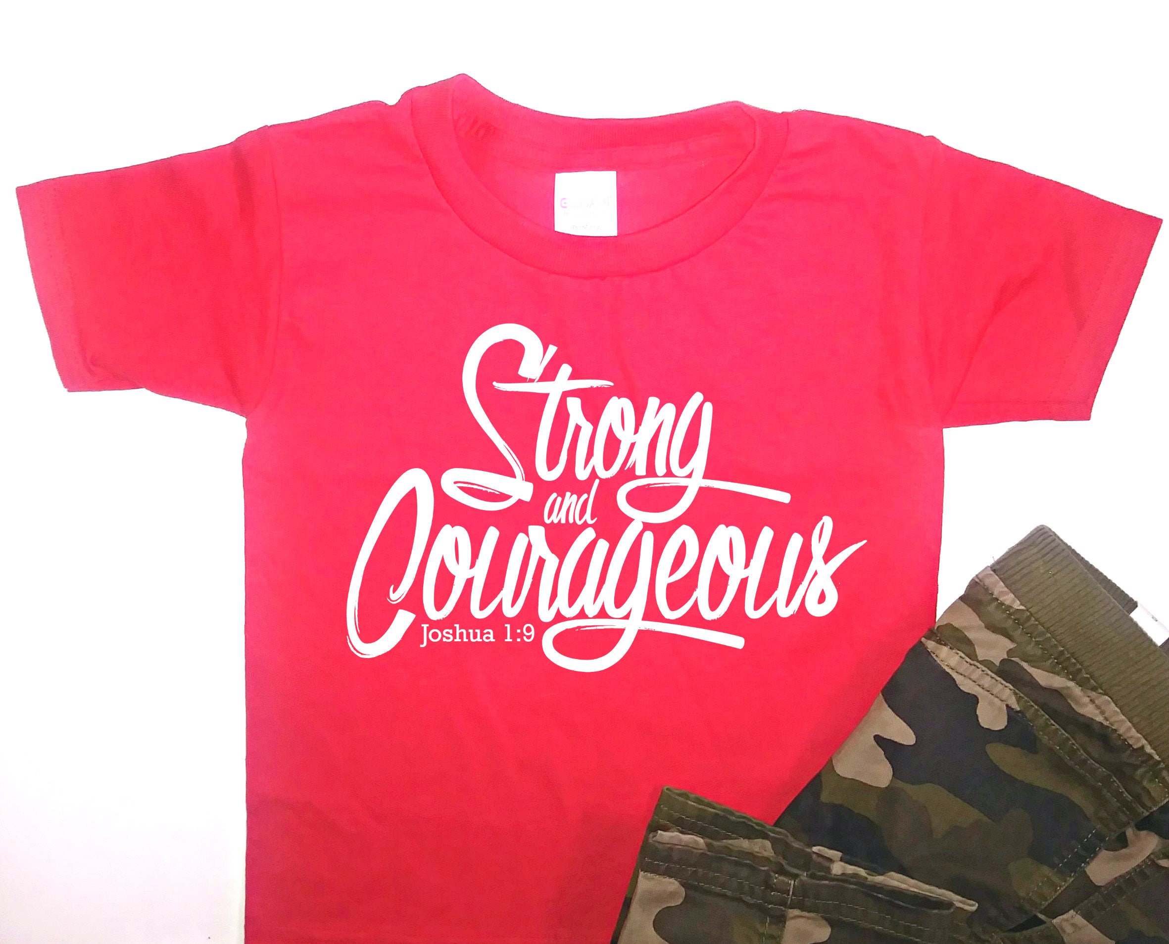 christian strong t shirts