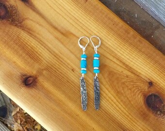 Sleeping Beauty Turquoise Earrings