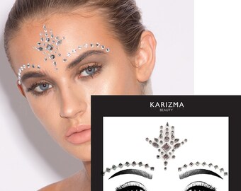 Twilight Face Jewel Headpiece Cluster All in One Festival