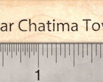 G'mar Chatima Tova Rubber Stamp, Yom Kippur Greeting, Jewish Saying B26021 Wood Mounted