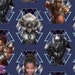140161258 - Pre-Order Marvel Black Panther Wakanda Warriors Cotton Fabric July Shipment