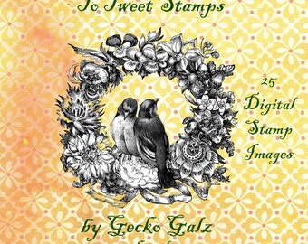 Too Tweet Digital Stamp Set