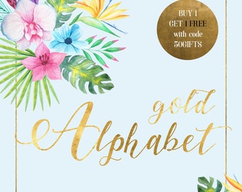 Gold foil Alphabet, Gold Alphabet, Alphabet Clipart, gold letters clipart, Gold font, Gold foil clipart, digital alphabet