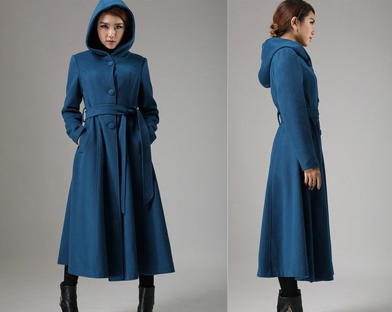 long hooded coat ladies