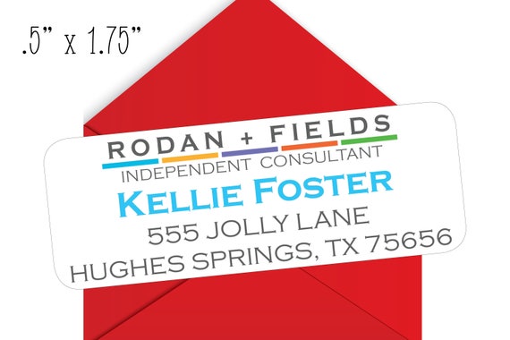 return address labels 5167