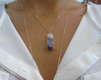 Kasha Semiprecious Stone Necklace – Amazonite main image 1