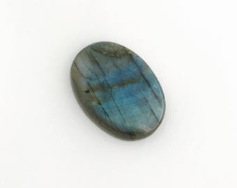 Labradorite Cabochon, Natural Gemstone Cabochon, Natural Labradorite Cabochon, Wire Wrapping, Jewelry Supplies, Jewelry Making, 41x30mm