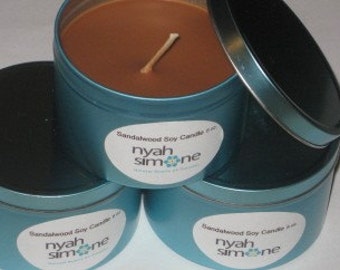 Sandlewood Soy Massage Candle 8oz.