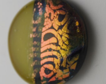 1789 dichroic cabochon - free shipping