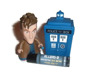 The Tenth Doctor "Allons-y!" Doctor Who Inspired Lip Balm - French Vanilla Flavor Geek Stix