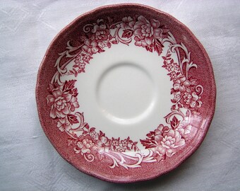 J&G Meakin Stratford Stage Pink Saucer
