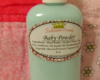 Baby Powder Shea Butter Lotion