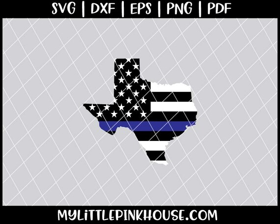 Download Police SVG, Thin Blue Line, Texas SVG, American Flag, svg ...