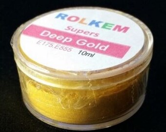 Deep Gold Metallic Super Dust By Rolkem DUS200