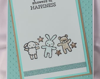 Homemade Baby Shower Invitations (Set of 5)
