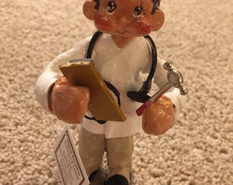 Doctor Ornament Physician Gift Medical Doctor Christmas Ornament or Cake Topper