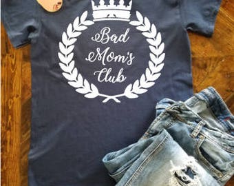 Download SVG Bad Mom Baseball Club Bad Moms Tshirt SVG Raglan