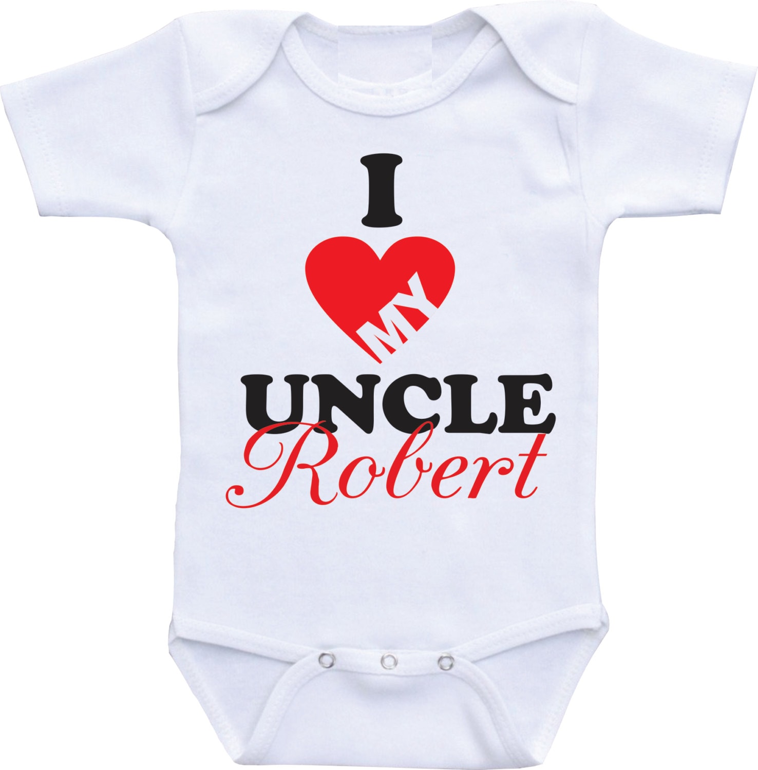 I Love My Uncle Baby Onsies Heart Onesie My Uncle Loves Me