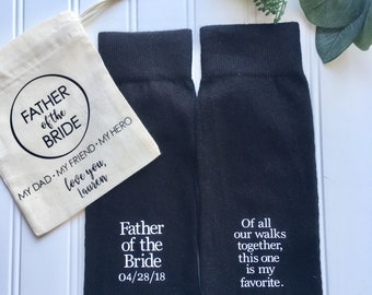 Father of the Bride socks, personalized father of the bride, father of the bride gift, father of the bride shirt, Wedding socks, wedding.