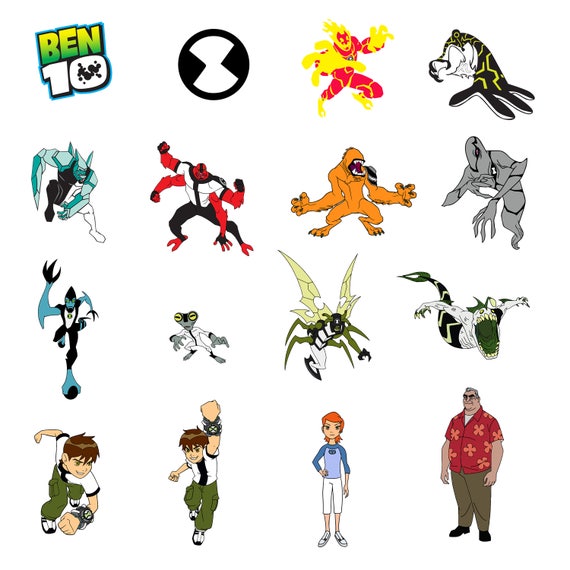 Download Ben 10 Svg/Eps/Png/Jpg/ClipartsPrintable Silhouette and