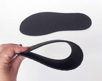 Black rubber soles felted shoes Flexible outsoles felted footwear Slipper soles Moxies soles non slip House shoe soles Custom soles 325 mm