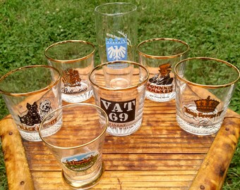Assorted Vintage Shot Glasses