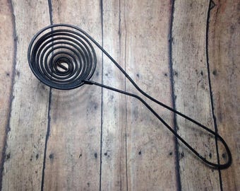 Vintage Wire Egg Separator, Egg Lifter Antique Metal Wire Egg Separator, Primitive Kitchen Utensil, Whisk Primitive Farmhouse