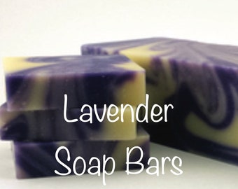 Lavender Cold Process Soap Bars