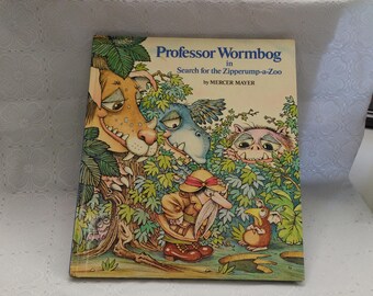 Professor Wormbog in Search for the Zipperump-a-Zoo by Mercer Mayer 1976 Hardcover Children's Book (bb2)