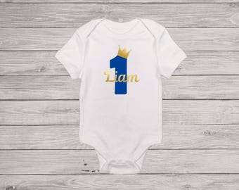 Prince Boy Birthday Shirt | Prince Birthday Outfit | First Birthday Outfit | 1st Birthday Shirt | Cake Smash Outfit | Photo Prop
