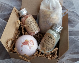 Mini Spa Gift Set, Bridesmaids Gift, Wedding Gift, Mother’s Day gift box,Appreciation Gift, Gift for Teachers, Brides Box, Bath Tea gift box