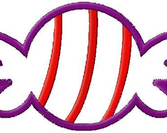 Bonbon Candy Applique Embroidery Design