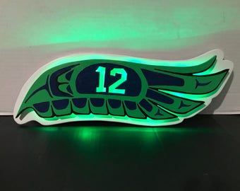 Seattle Seahawks Hawk Wing Sign