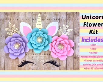 Unicorn, Flower DIY, Unicorn Birthday, Unicorn Party, Unicorn Backdrop, Unicorn Decorations, Unicorn Baby Shower Decorations, Backdrop