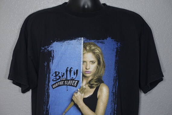 1998 Buffy the Vampire Slayer - In Every Generation There is Only One Slayer - Double Sided TV Show Vintage T-Shirt