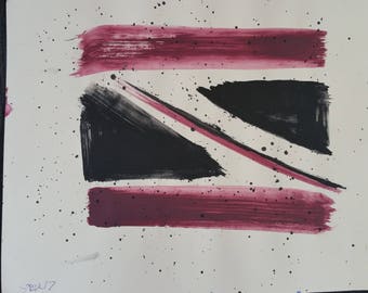 Color Friction--Original Acrylic Painting