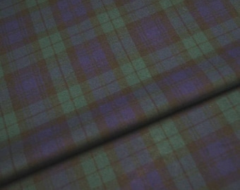 Polyester/Viscose Black Watch Tartan