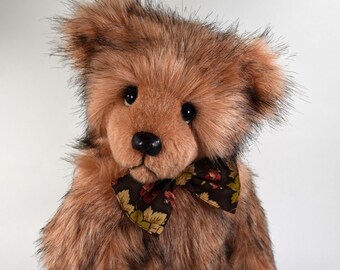 Shilo – Handmade Teddy Bear, Artist Bear, Stuffed Animal, Faux Fur, Toy, OOAK, Made In Alaska