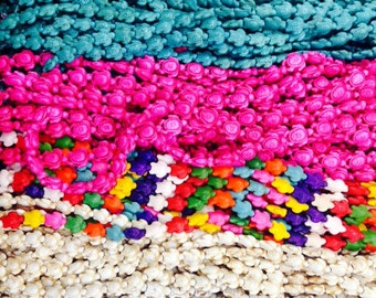 13x14mm howlite turtle beads. around 28 beads