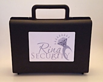 Ring Bearer Gift, Ring Bearer Briefcase, Ring Security Case, Ringbearer Case, Ring Bearer Pillow Alternative, Ring Security Agent