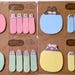 Bear rabbit bunny llama pig Kohem cute kawaii kitsch animal post it sticky notes memo stick markers