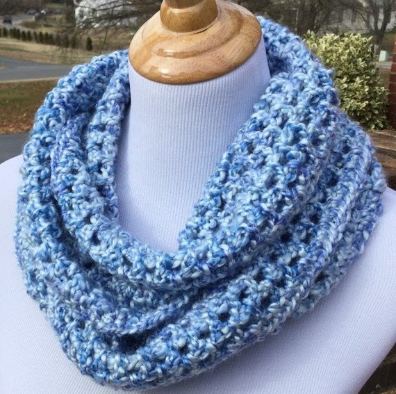 Crochet Infinity Scarf Womens Infinity Scarf Christmas Gift