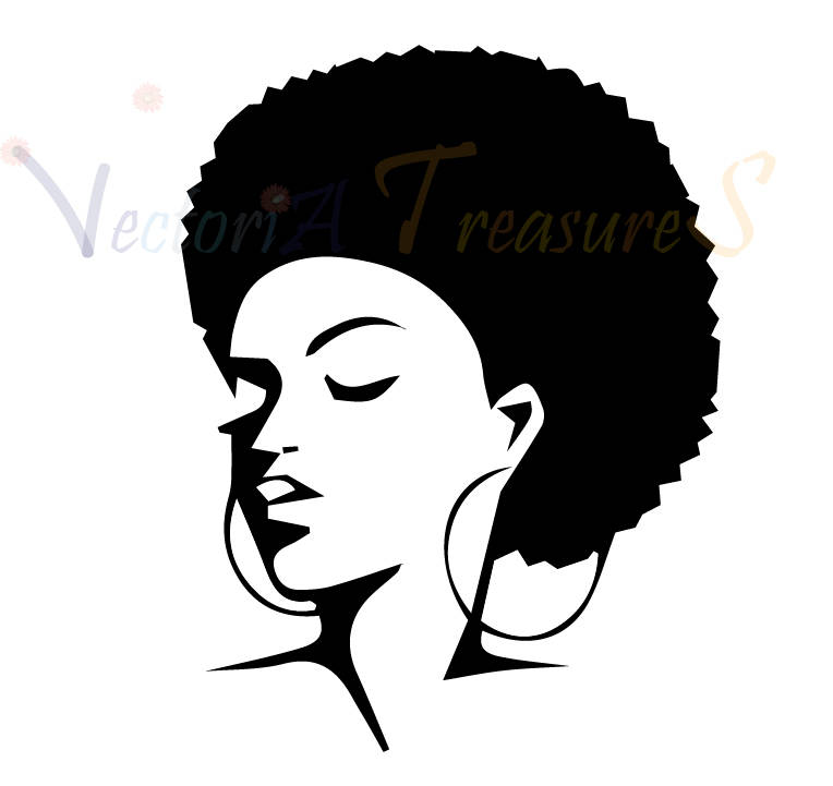 Free Free 130 Afro Woman Silhouette Black Woman Svg Free SVG PNG EPS DXF File