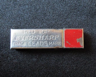 1950s Red Top Eversharp Pencil Lead Container Vintage Empty