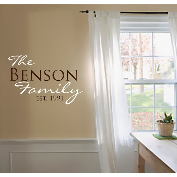 Family Wall Decals Personalized Wall Decals Family