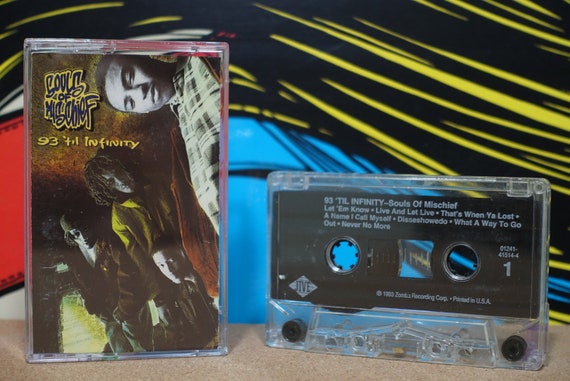 93 'Til Infinity by Souls Of Mischief Vintage Cassette Tape